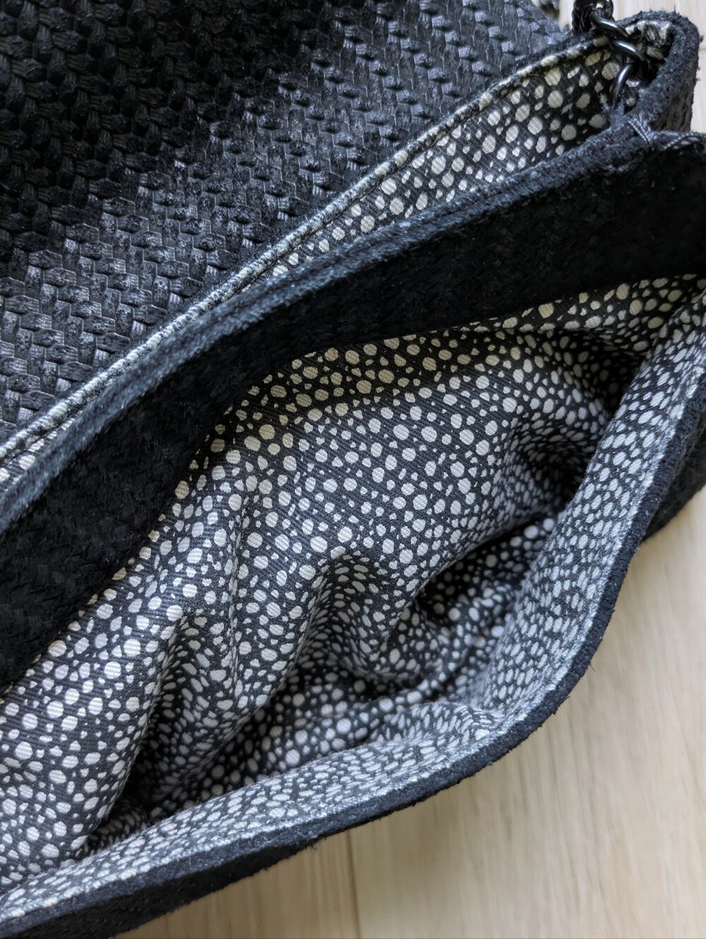 Loeffler Randall Woven Leather Cross body Bag - Picture 9 of 12